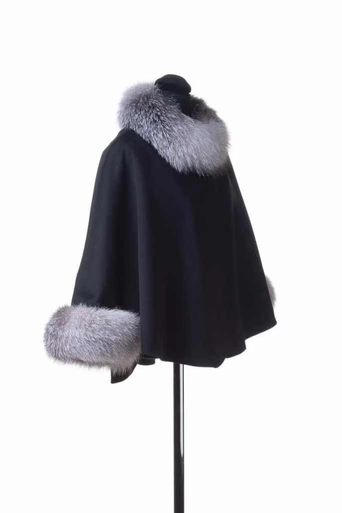 Loro Piana Capelet with Fox Trim